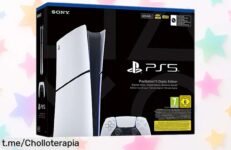 Consigue la revolucionaria consola PS5 Slim 1Tb de Sony a un precio de escándalo y dale vida a tus momentos de juego como nunca antes. ¡No te quedes sin la tuya!