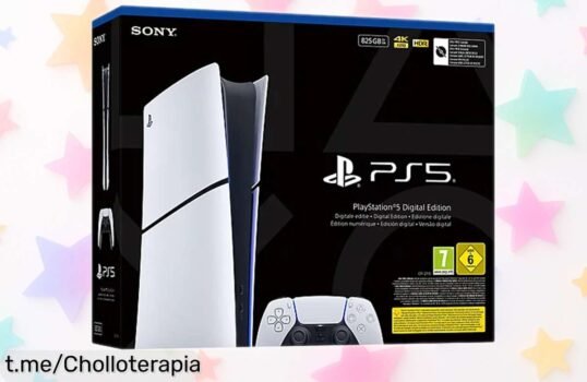 Consigue la revolucionaria consola PS5 Slim 1Tb de Sony a un precio de escándalo y dale vida a tus momentos de juego como nunca antes. ¡No te quedes sin la tuya!