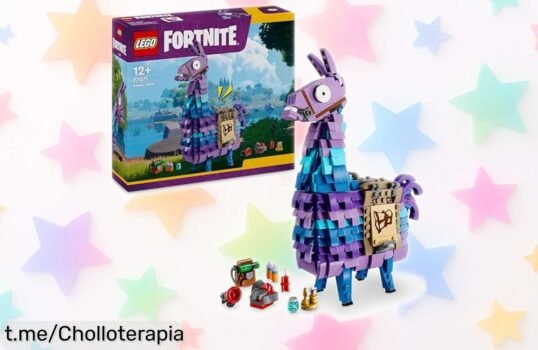 Construye y juega con la figura articulada LEGO Fortnite Llama de Suministros, ¡un chollazo para gamers! No dejes pasar esta oportunidad única de sumergirte en la acción.