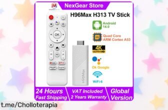 Convierte tu tele vieja en una Smart TV 4K con Android y WiFi 6 a precio de risa, disfruta Netflix sin complicaciones cuando más lo necesitas.