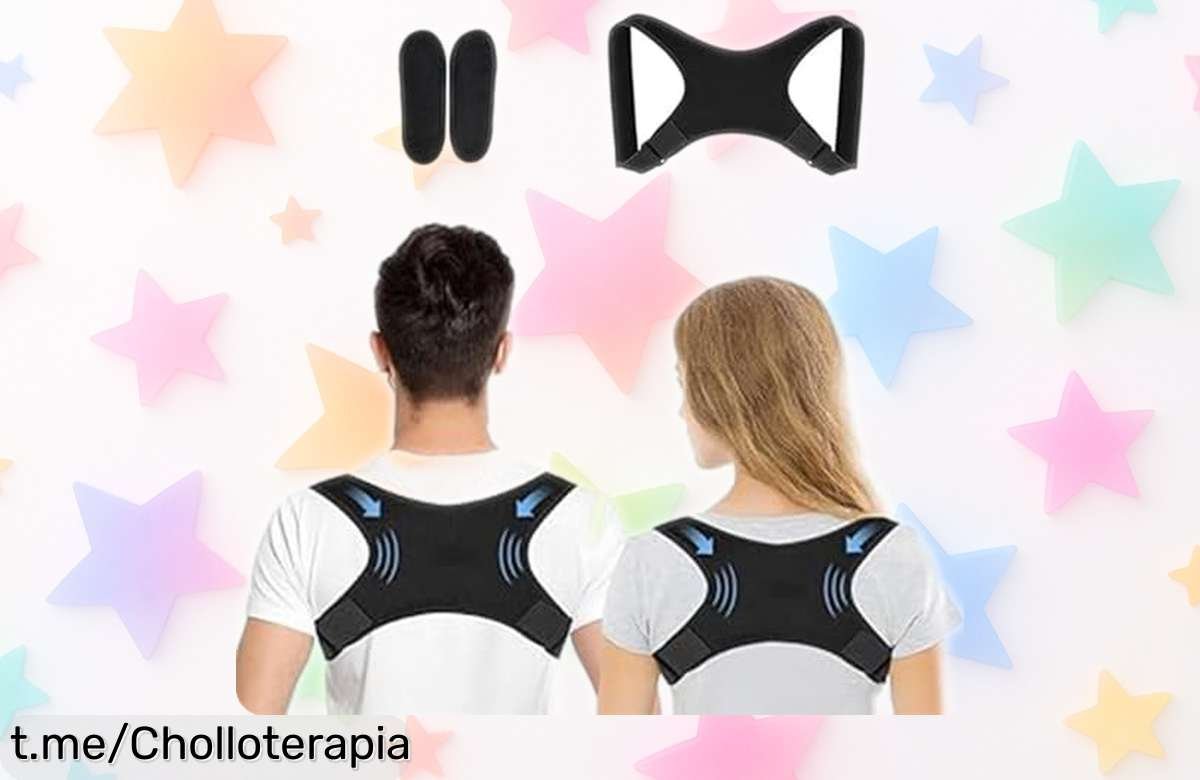 Corrector de postura invisible para espalda y cuello, descuentazo que vuela: cuida tu salud sin que nadie lo note, ¡aprovecha esta oferta antes de quedarte sin él!