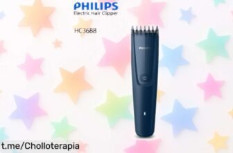 Cortadora de pelo Philips HC3688: ¡rebaja brutal para que cortes como un pro en casa y luzcas siempre genial sin líos! Aprovecha ahora esta oferta irrepetible.