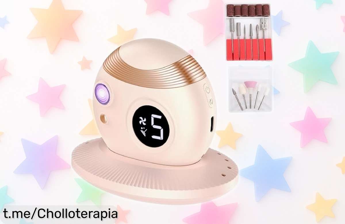 Cortaúñas eléctrico Bestauty con 11 cabezales y luz: ¡descuento brutal que se va volando! Cuida tus uñas mientras todos lo disfrutan en casa. ¡No te quedes sin el tuyo!