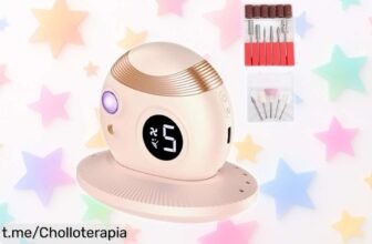 Cortaúñas eléctrico Bestauty con luz y cabezales para toda la familia, precio rebajado a tope; no dejes pasar este descuentazo o volará como un rayo