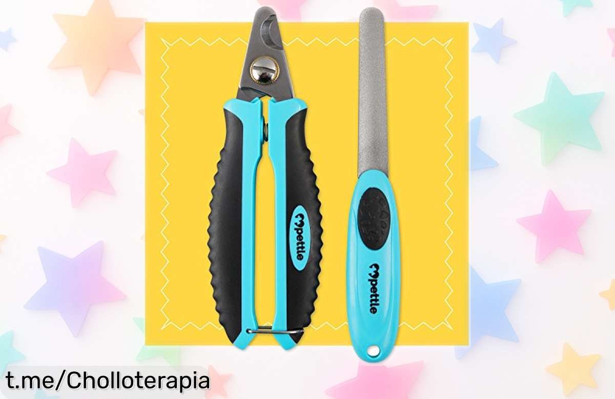 Cortauñas profesional Pettle para perros grandes y medianos: cómodo, seguro y con lima incluida. ¡Aprovecha esta locura de precio antes de que se acaben!