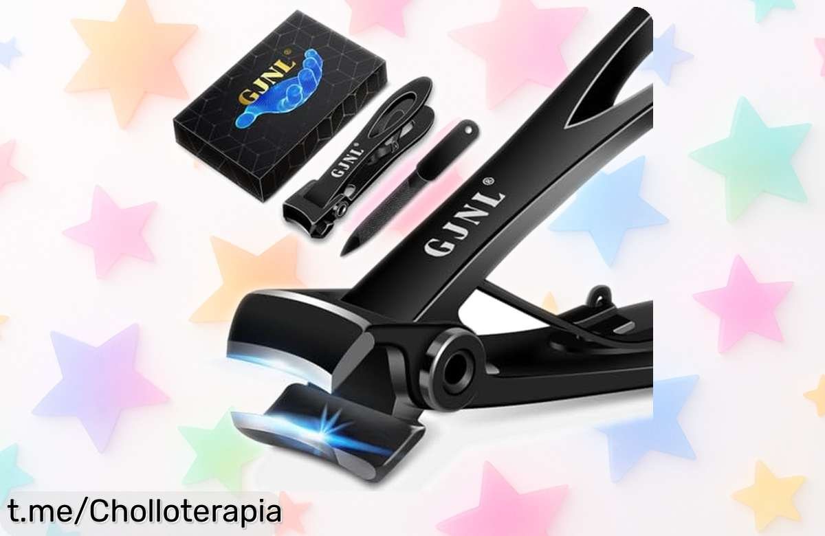 Cortaúñas ultra resistente para uñas duras y gruesas, ¡una joya a precio de risa que no puedes dejar escapar! Consíguelo antes de que se agote.