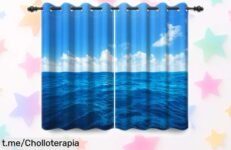 Cortinas opacas GGAIMWF en pack de 2 para un hogar más tranquilo y acogedor, ¡aprovecha este ofertón que transforma tu espacio a precio loco!