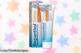 Crema Bepanthol para cuidar tatuajes, ¡ofertón a precio de ganga! Hidrata y protege tu piel delicada mientras acelera la curación. No pierdas esta oportunidad única de cuidarte ya mismo.
