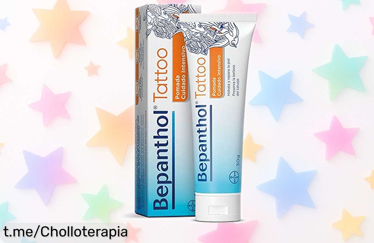 Crema Bepanthol para cuidar tatuajes, ¡ofertón a precio de ganga! Hidrata y protege tu piel delicada mientras acelera la curación. No pierdas esta oportunidad única de cuidarte ya mismo.