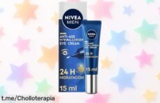 Crema contorno de ojos antiedad NIVEA MEN que elimina arrugas y ojeras al instante a un precio loco ¡no dejes pasar este chollo, te lo agradecerás cada mañana!