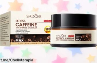 Crema de ojos antiarrugas SADOER: ¡Olvídate de las ojeras y bolsas con este chollo que deja tu mirada fresca! Aprovecha ahora antes de que desaparezca.