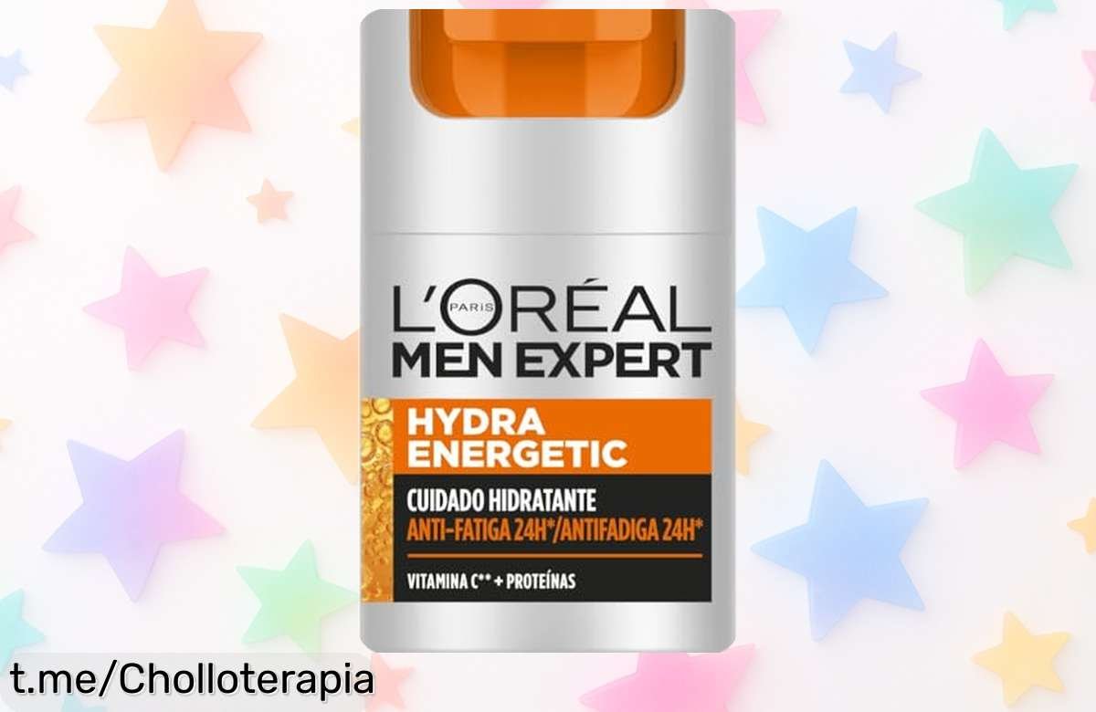 Crema hidratante anti fatiga L’Oréal Men Expert con guaraná y vitamina C a precio ridículo, ¡aprovéchala antes de que se agote! Tu piel fresca merece este chollo.