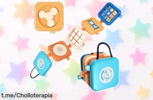 Cubo de actividades FuxFuis, el juguete sensorial que hará volar la imaginación de tu bebé, ¡precio tirado y oferta imperdible que no puedes dejar pasar!