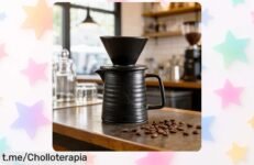 Deliciosa cafetera de goteo Hulvyzu con filtro reutilizable a un precio increíble; ¡haz que cada taza cuente y disfruta del mejor café en casa antes de que se acabe!