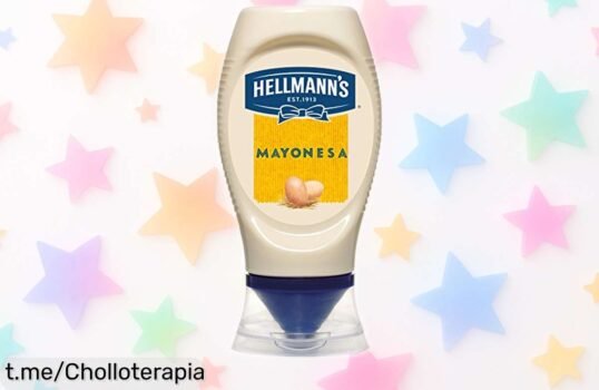 Deliciosa mayonesa Hellmann’s en práctico bote dispensador: ¡pruébala a un precio increíble y dale sabor irresistible a tus comidas ya!