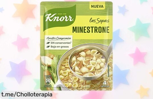 Deliciosa sopa Minestrone Knorr 59g, ¡caída de precio brutal y sabor casero que te hará sonreír! No lo pienses más, ¡hazla tuya antes de que desaparezca!