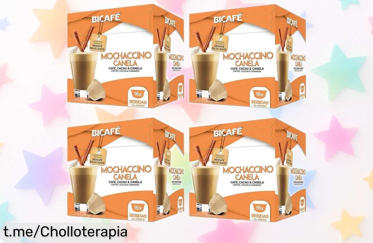 Delicioso Mocachino con canela Bicafé en pack de 4 cajas: ¡un brindis al sabor que no te puedes perder a un precio deslumbrante!