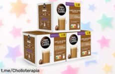 Delicioso pack de 90 cápsulas de café con leche Dolce Gusto a un precio loco que no durará, ¡disfruta cada sorbo y empieza el día con energía!