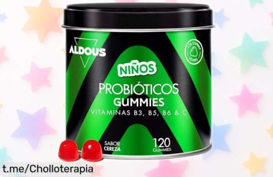 Deliciosos probióticos para niños en gummy de cereza: refuerza sus defensas y mejora su digestión, ¡no te lo pierdas, vuela a este precio!
