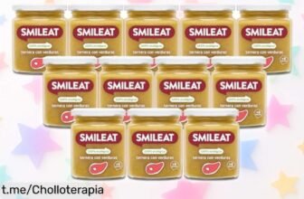 Deliciosos tarritos ecológicos de ternera con verduras Smileat para bebés, ¡chollo impresionante a un precio que ni te imaginas! No lo pienses más, elige salud y sabor ya. ¡Date prisa antes de que se agoten!
