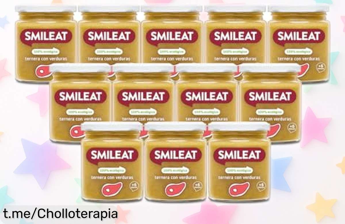 Deliciosos tarritos ecológicos de ternera con verduras Smileat para bebés, ¡chollo impresionante a un precio que ni te imaginas! No lo pienses más, elige salud y sabor ya. ¡Date prisa antes de que se agoten!