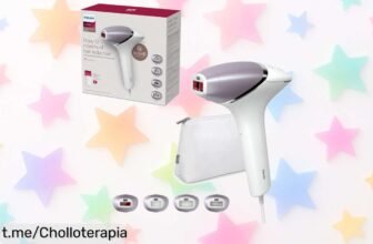 Depiladora IPL Philips Lumea 8000 con 4 cabezales en oferta brutal, ¡aprovecha este precio de escándalo antes de que se agote y dile adiós a los vellos para siempre!