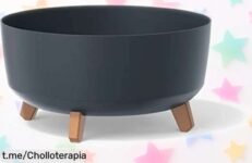 Descubre el elegante macetero redondo con patas desmontables y riego automático: ¡un diseño espectacular al precio más bajo! No dejes que se escape esta oportunidad única.