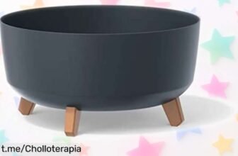 Descubre el elegante macetero redondo con patas desmontables y riego automático: ¡un diseño espectacular al precio más bajo! No dejes que se escape esta oportunidad única.