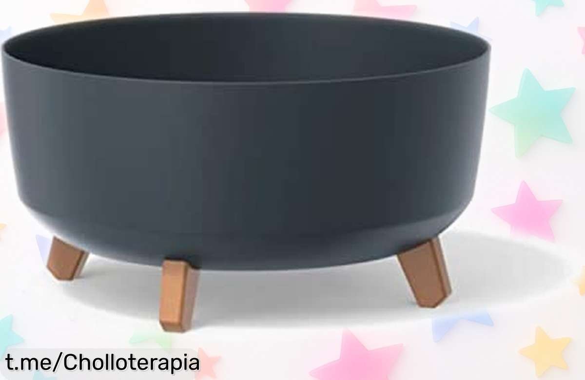 Descubre el elegante macetero redondo con patas desmontables y riego automático: ¡un diseño espectacular al precio más bajo! No dejes que se escape esta oportunidad única.