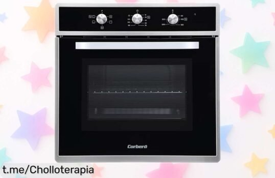 Descubre el increíble horno de convección Corberó CCHM603X, con 70L y limpieza por vapor: ¡tremendo chollo que te hará sentir un chef en casa! Aprovecha esta oferta ya.