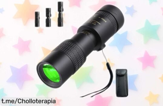 Descubre el increíble monocular 10300x40 con zoom y lente BAK4, un ofertón que vuela. Podrás ver cada detalle de conciertos, estrellas o bichos a este precio que desaparece rápidamente.