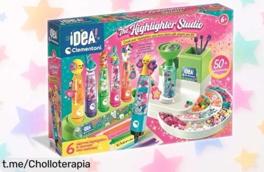 Descubre el kit de subrayadores únicos Clementoni Highlighter Lab 18860, ¡rebajado a un precio loco para que tus apuntes brillen con color y creatividad!