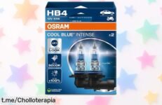 Descubre el pack de 2 lámparas halógenas OSRAM Cool Blue Intense HB4, luz super blanca y potente a un precio de ganga ¡Aprovecha antes que se acaben!