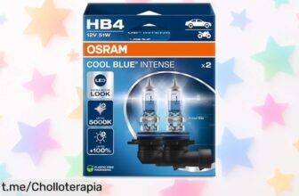 Descubre el pack de 2 lámparas halógenas OSRAM Cool Blue Intense HB4, luz super blanca y potente a un precio de ganga ¡Aprovecha antes que se acaben!