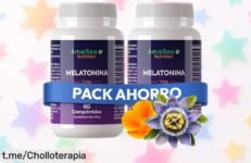 Descubre el pack de 2 melatoninas con plantas relajantes que te harán dormir como un niño y a un precio de risa ¡No pierdas la oportunidad de descansar de verdad!