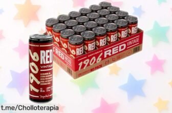 Descubre el pack de 24 latas de cerveza 1906 Red Vintage, sabor intenso y dulces toques, ¡y a un precio regalado! No dejes escapar esta oferta única y brinda con tus amigos.