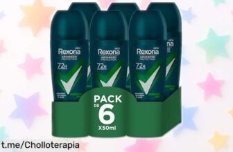 Descubre el pack de 6 desodorantes Rexona Quantum Dry, protección total por 72h y a precio ridículo; no dejes pasar este super chollo que activa tu movimiento ¿te atreves?