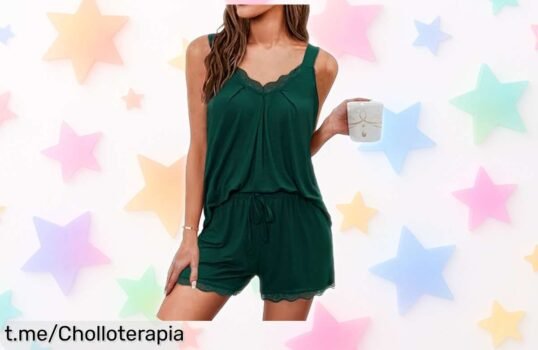 Descubre el pijama de mujer Uniexcosm en dos piezas, diseño molón que combina comodidad y estilo: ¡Ofertón que no te puedes dejar escapar ya!