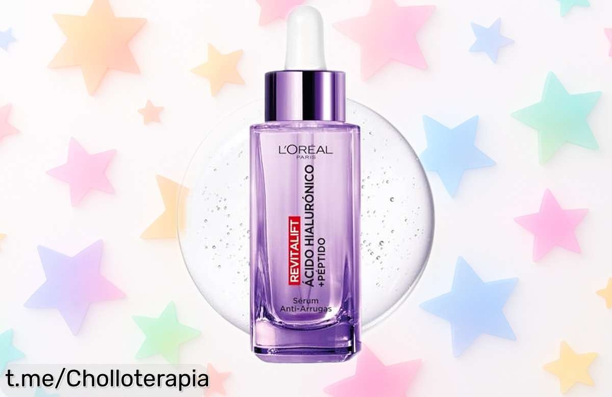Descubre el sérum antiarrugas de L’Oréal París que ilumina tu piel al instante, ¡un ofertón tirado de precio que se va volando! No te quedes sin él y transforma tu rutina ya.