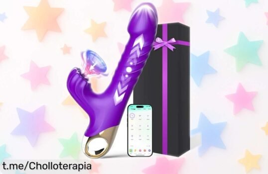 Descubre el vibrador para mujer con 9 modos y succionador de clítoris que vuela por su precio rebajado, aplica el cupón y hazte un regalazo que te hará sentir sensaciones únicas.