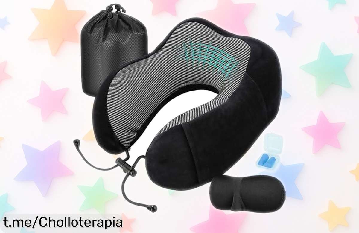 Descubre la almohada viscoelástica MASMAS que cuida tu cuello y descansa en cualquier lugar a un precio increíble, ¡ven corriendo antes de que se agote!