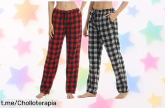 Descubre la comodidad de los pantalones de pijama para mujer en pack de 2, relajación al mejor precio y con bolsillos prácticos que te harán sonreír. ¡Hazte ya con ellos!