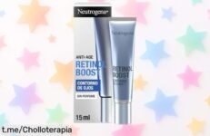 Descubre la crema para el contorno de ojos Neutrogena Retinol Boost que elimina arrugas, bolsas y ojeras a un precio loco ¡No te pierdas este chollo que revitalizará tu mirada!