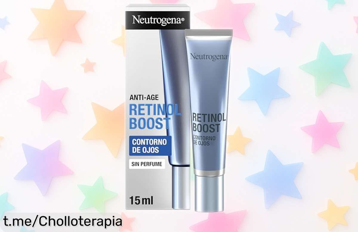 Descubre la crema para el contorno de ojos Neutrogena Retinol Boost que elimina arrugas, bolsas y ojeras a un precio loco ¡No te pierdas este chollo que revitalizará tu mirada!