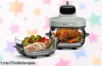 Descubre la freidora de aire portátil más increíble: ¡cocina a lo grande y crujiente con nuestras dos ollas de vidrio! Aprovecha este precio regalo antes que se agote.