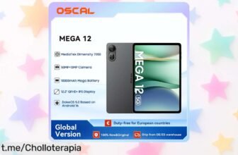 Descubre la impresionante Tablet Blackview MEGA 12 5G, pantalla supernítida y precio de locos que volará de tus manos; ¡Hazla tuya antes de que se acaben las unidades!