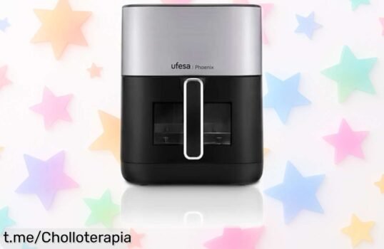 Descubre la increíble freidora de aire Ufesa Phoenix 6L que cocina crujiente y jugoso con control digital ¡Aprovecha este chollazo único antes de que se acabe!