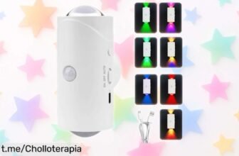 Descubre la increíble luz LED de pared con sensor de movimiento, ideal para cualquier rincón: ¡Práctica, automática y a un precio que te hará sonreír! ¡No esperes más y ilumina tu hogar ya!