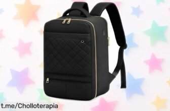 Descubre la mochila de viaje para Ryanair que cuida tu portátil, ¡ahora a un precio loco! Imprescindible y con bolsillos antirrobo, te queda un momento para hacerte con ella.