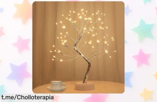 Deslumbrante árbol lámpara bonsái con 108 luces LED para iluminar tus momentos especiales. ¡No te quedes sin el tuyo, que vuelan a precio increíble!